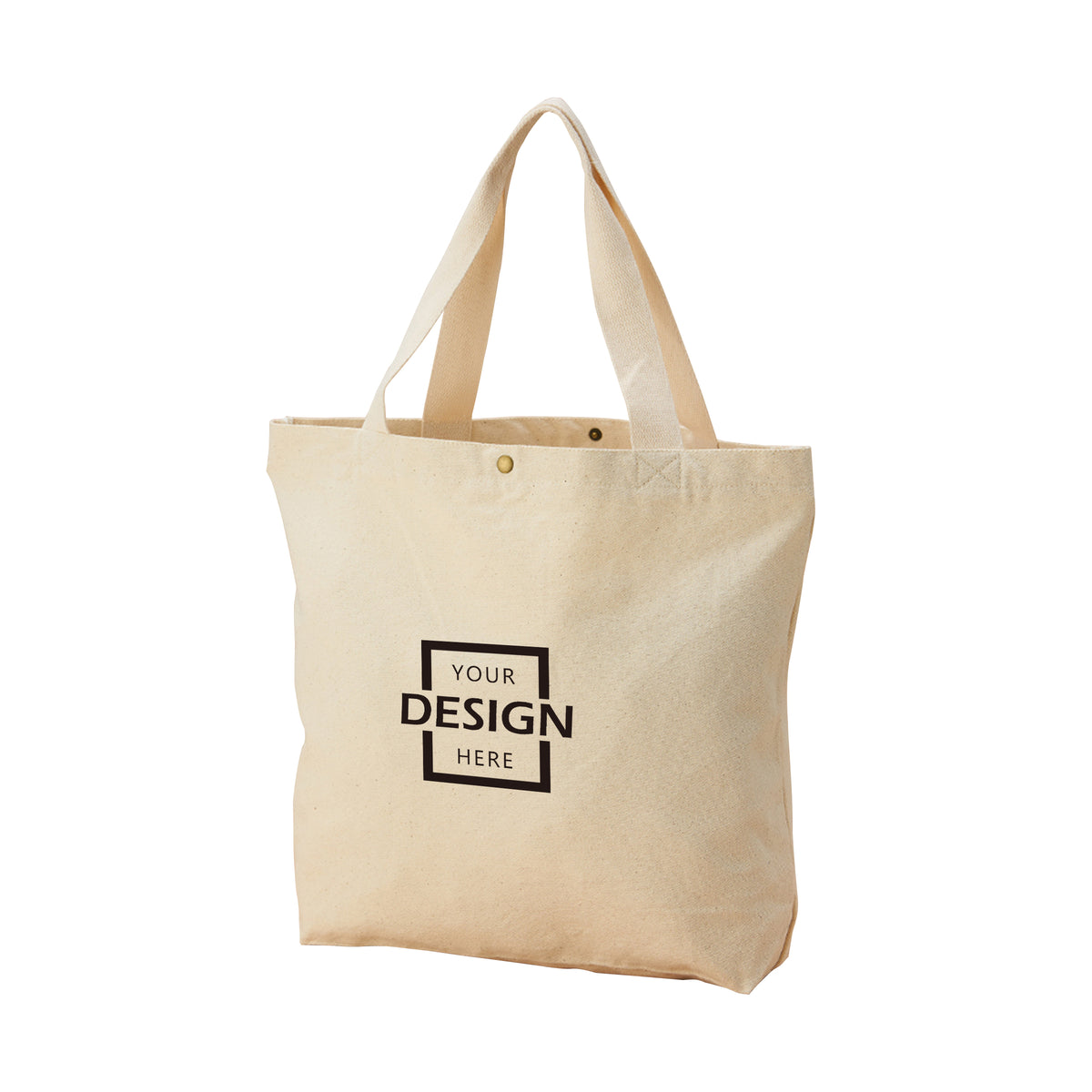 Large Capacity Tote Bag With Button | 定製帶紐大容量托特袋