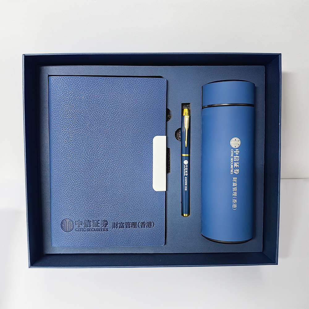 [Case Studies](Business Set) Notebook + Thermos Cup + Pen