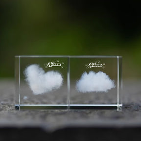Creative Valentine's Day Gifts | 情人節心意禮物 訂製雕刻雲朵玻璃擺件