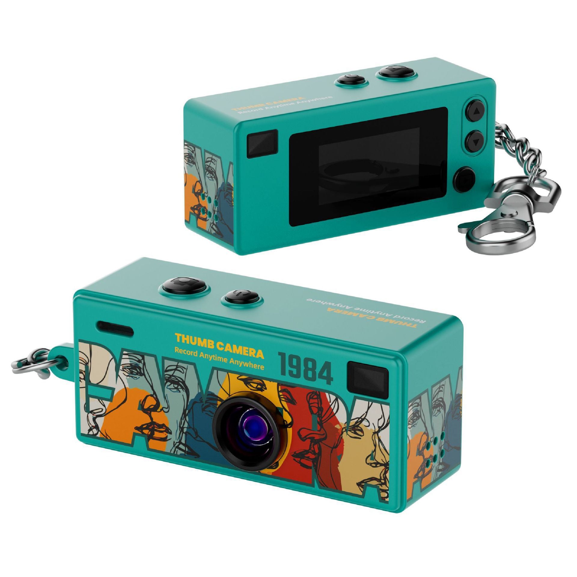 Customizable Mini Camera | 訂製迷你拇指相機 鑰匙扣 企業品牌伴手禮 學生禮物 創意禮物