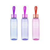 High quality custom plastic cup three color optional sports portable RPET outdoor water bottle with halyard