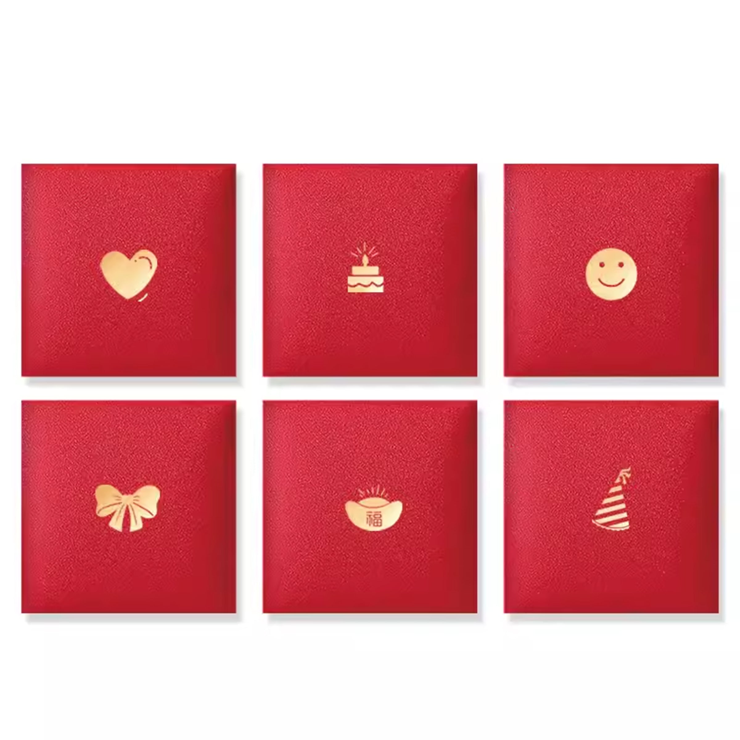 Printable And Customizable Red Envelopes | 客製燙金小logo可愛利是封