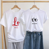 Free Color Matching Couple T-Shirt | 可自由配色情侶T-Shirt LO&VE