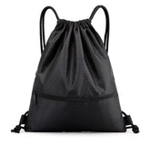 Drawstring Bag with Zip Compartment