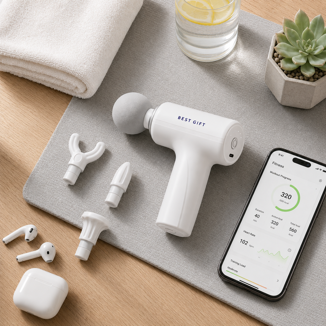 Customizable Mini Portable Fascia Massage Gun | 訂製迷你便携筋膜按摩儀 企業員工禮物 治愈禮物