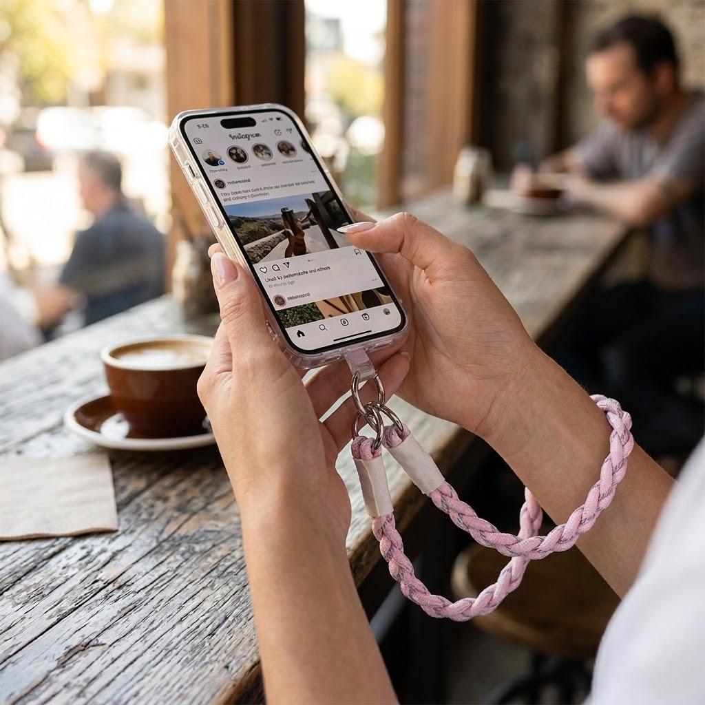 Fully Customizable Hand-Woven Polyester Phone Lanyard | 全訂製編織繩手機挂繩 BG27-46