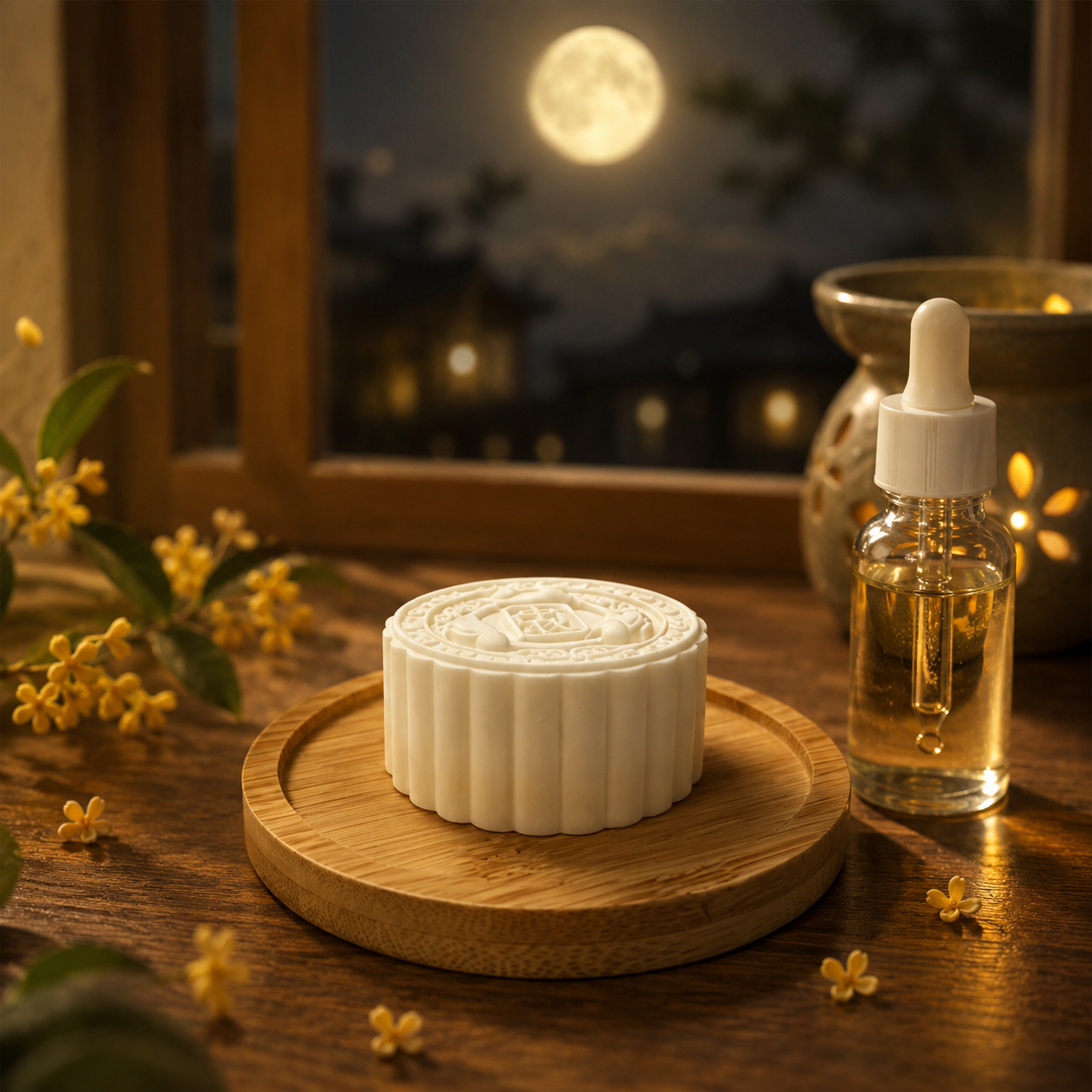 Customized Mid-Autumn Aromatherapy Gypsum Gift Set Scented Plaster Diffuser Festival Corporate Gift Box｜中秋香薰石膏訂製禮盒 擴香石伴手禮 企業節慶送禮套裝