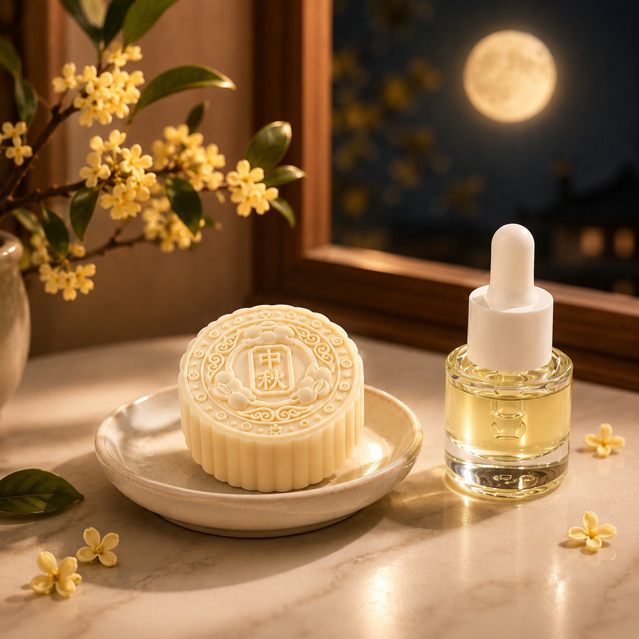 Customized Mid-Autumn Aromatherapy Gypsum Gift Set Scented Plaster Diffuser Festival Corporate Gift Box｜中秋香薰石膏訂製禮盒 擴香石伴手禮 企業節慶送禮套裝