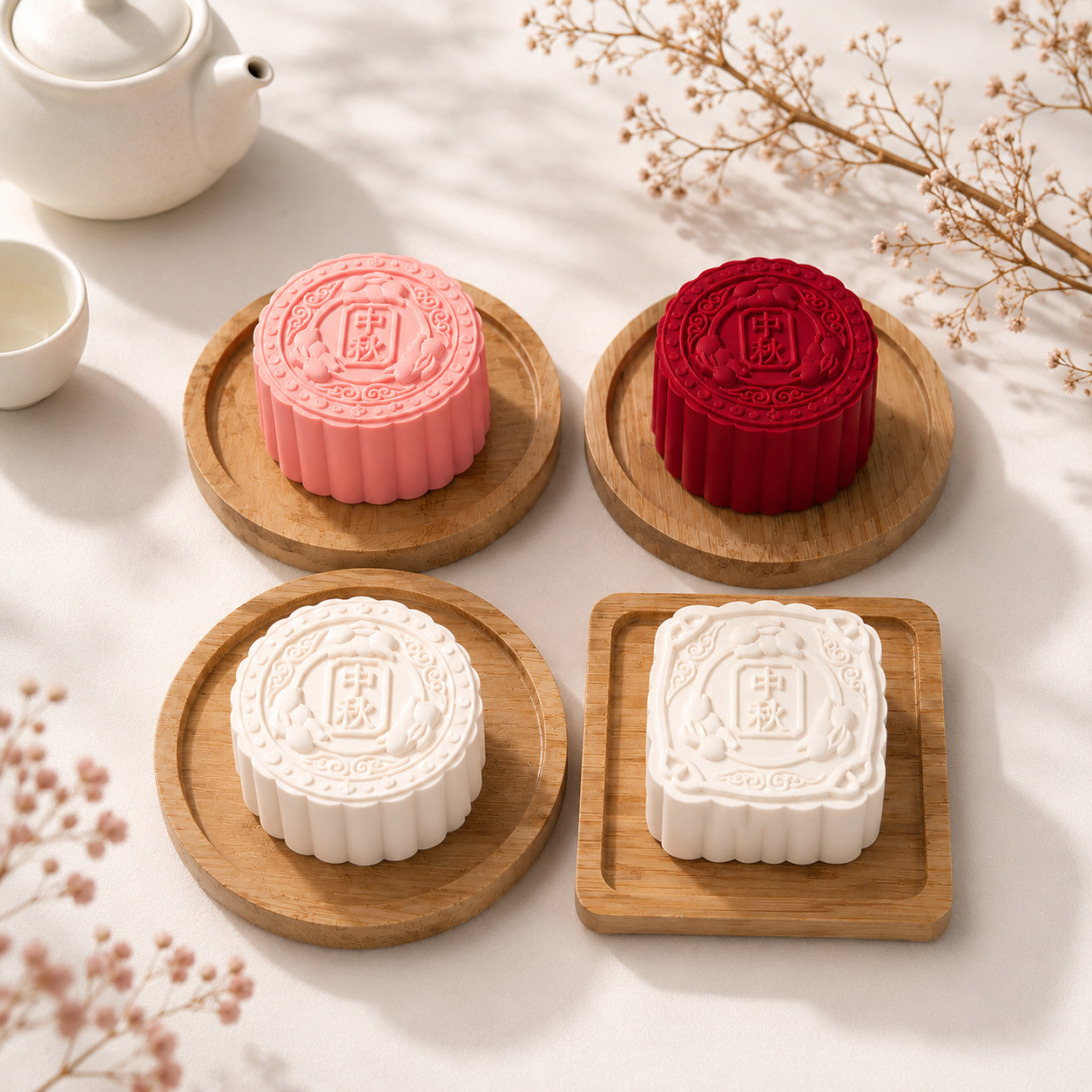 Customized Mid-Autumn Aromatherapy Gypsum Gift Set Scented Plaster Diffuser Festival Corporate Gift Box｜中秋香薰石膏訂製禮盒 擴香石伴手禮 企業節慶送禮套裝