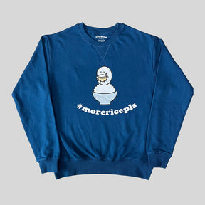 [Case Studies]#Ricefam | CUSTOM LOGO BLUE SWEATER