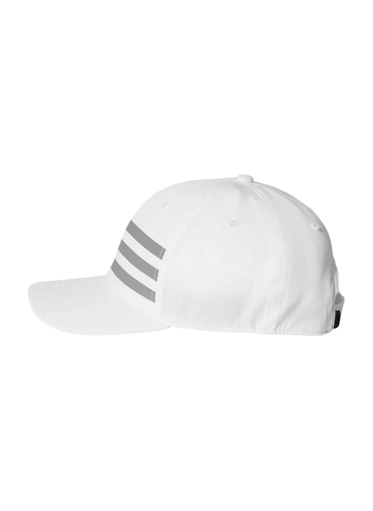 Adidas White Bold 3-Stripes Cap | Adidas 白色粗體三條紋帽子