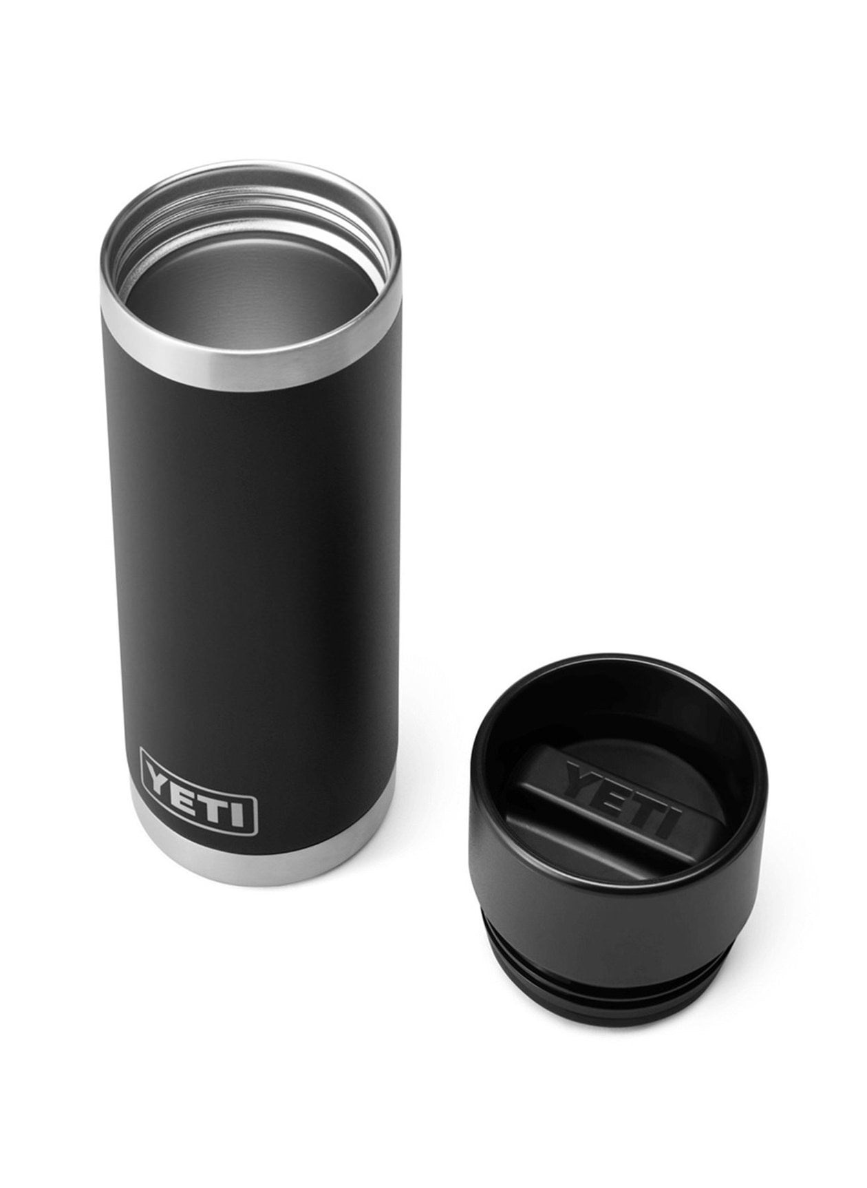 YETI Black Rambler 18 oz Bottle | YETI 黑色漫步者 18 盎司保溫杯