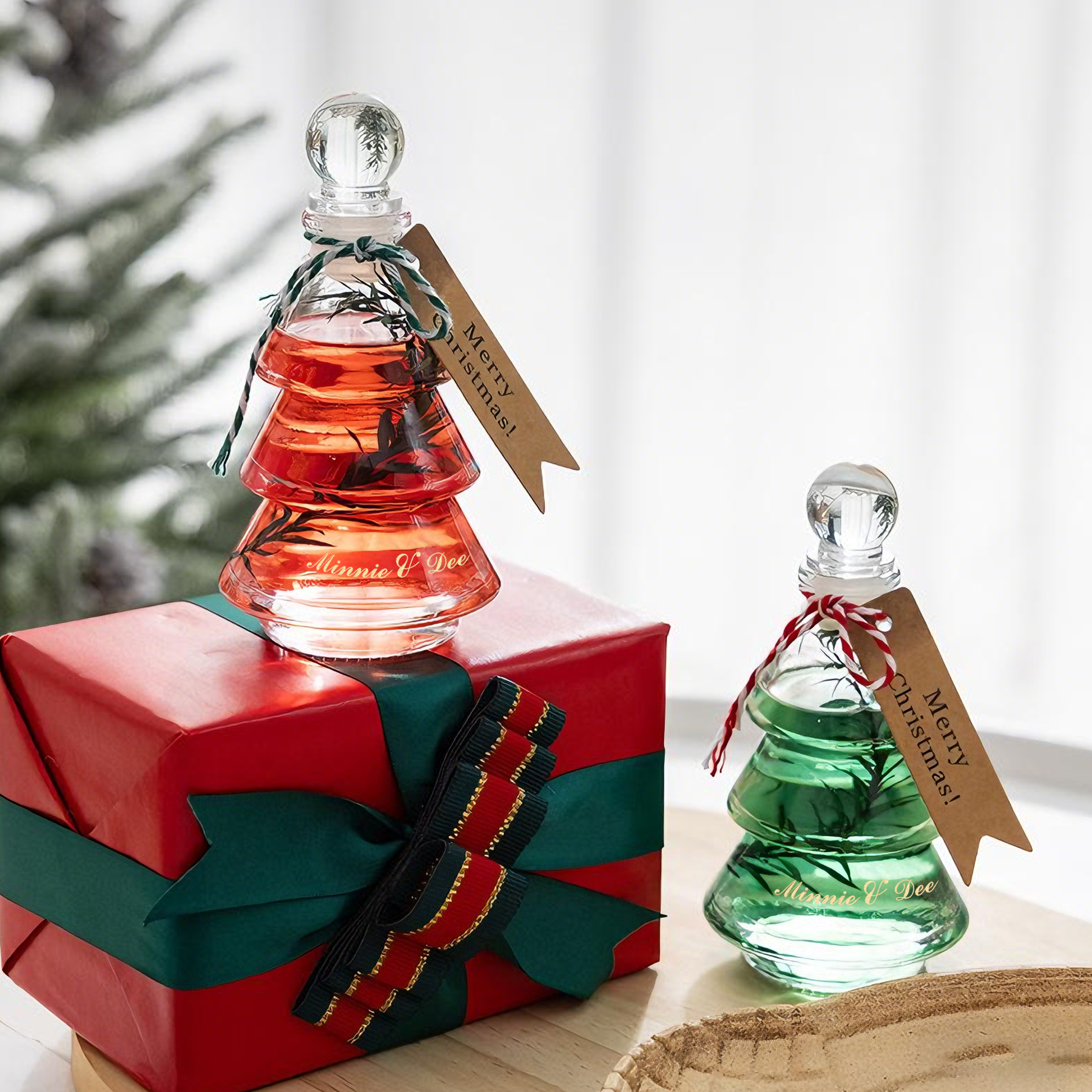 Customized Christmas Aroma Reed Diffuser | 訂製聖誕樹造型無火香薰禮盒