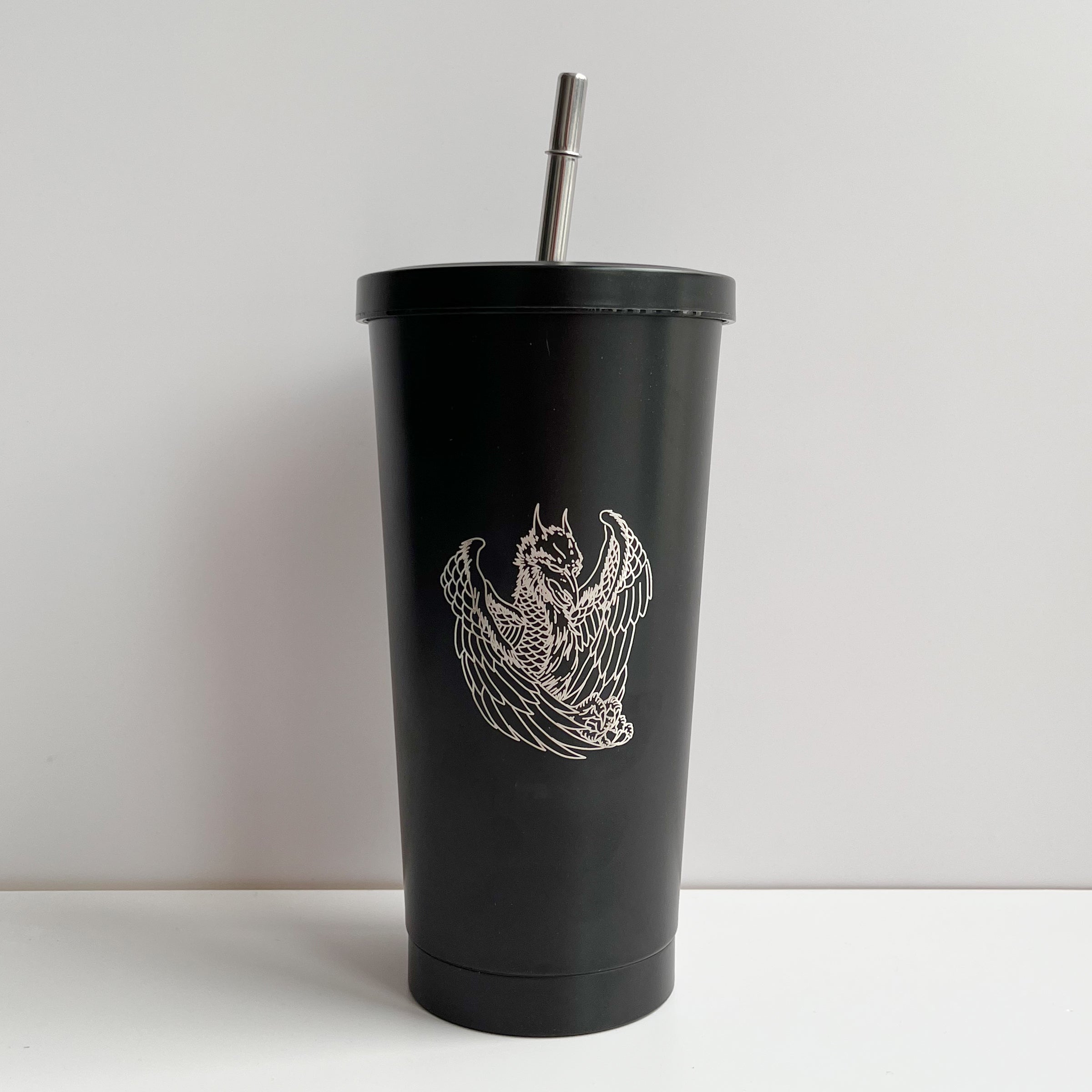 Customized Large-capacity Water Cup | 訂製不鏽鋼直身吸管水杯  簡約大容量水杯BG12-10