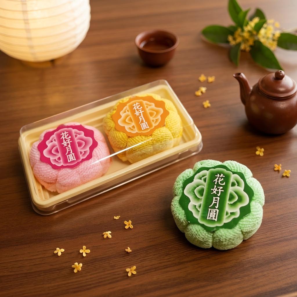 Customized Mid-Autumn Mooncake Towel Set Novelty Compressed Towel Festival Corporate Present Custom Label｜訂製中秋月餅毛巾禮盒 創意月餅造型毛巾 企業員工伴手禮