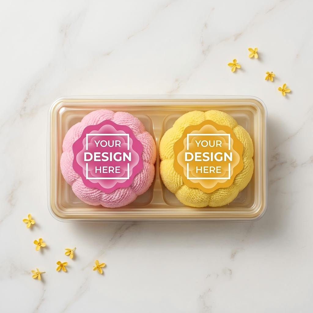 Customized Mid-Autumn Mooncake Towel Set Novelty Compressed Towel Festival Corporate Present Custom Label｜訂製中秋月餅毛巾禮盒 創意月餅造型毛巾 企業員工伴手禮