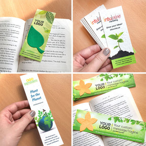 Custom Printed Seed Paper  | 種子卡 自訂環保種子紙造型企業書籤 筆記本 高級紀念禮物