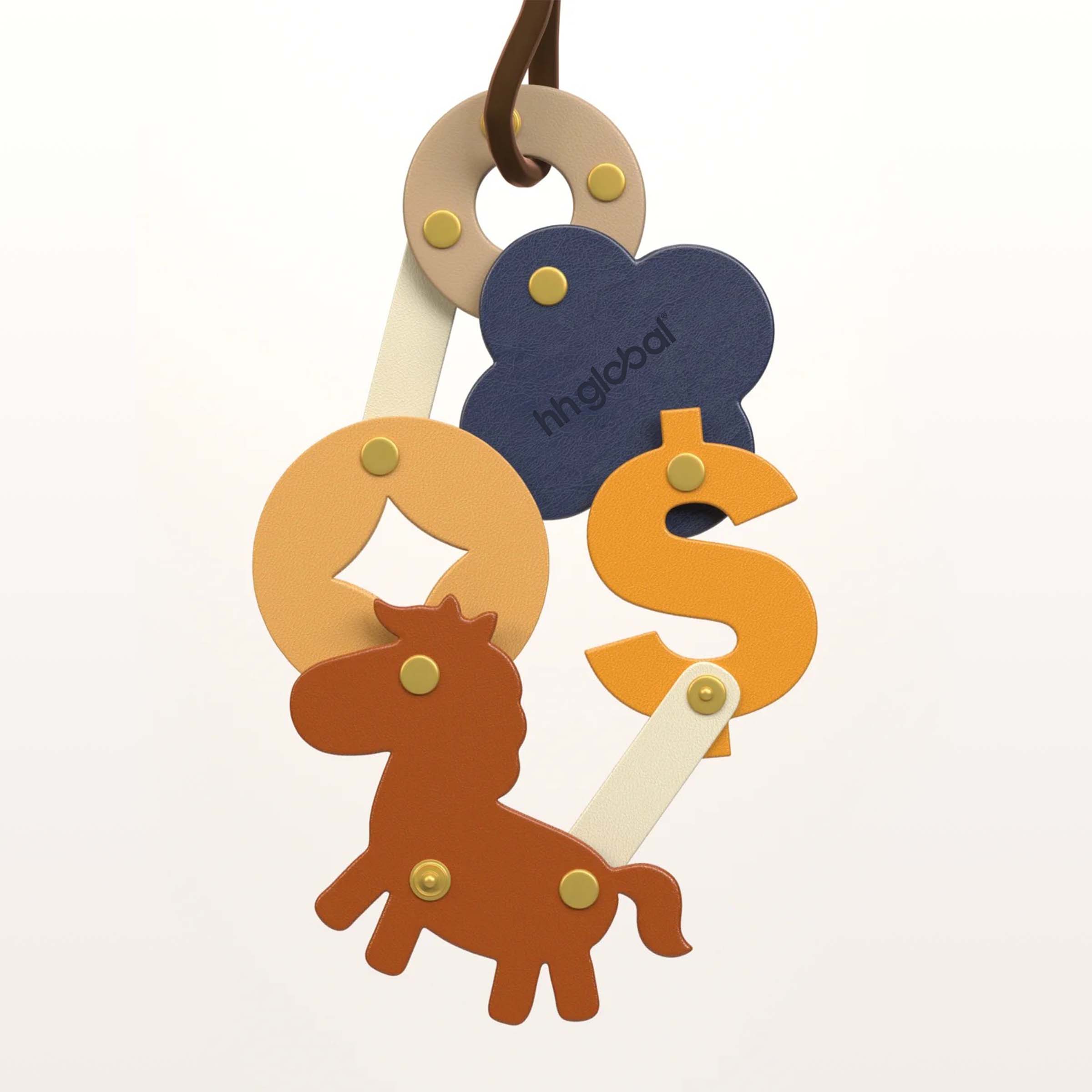 Customized New Year Pendant Gift Set | 新年马年全訂製皮質挂件禮盒