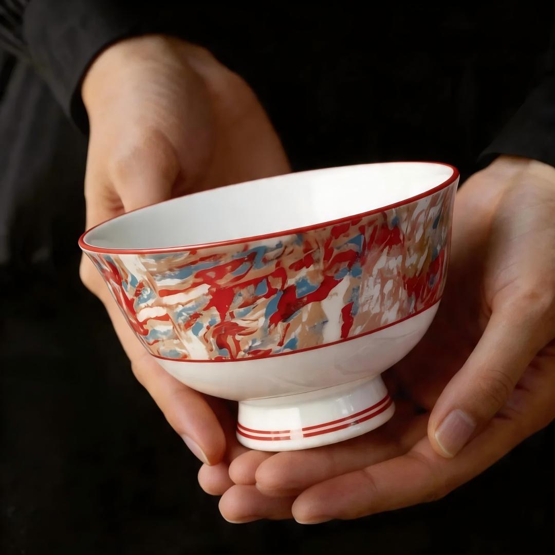 Customized Mid-Autumn Bone China Bowl & Chopsticks Gift Box Art Tableware Set Corporate Festival Gift｜中秋藝術骨瓷碗筷訂製禮盒 高級餐具套裝 企業節慶送禮