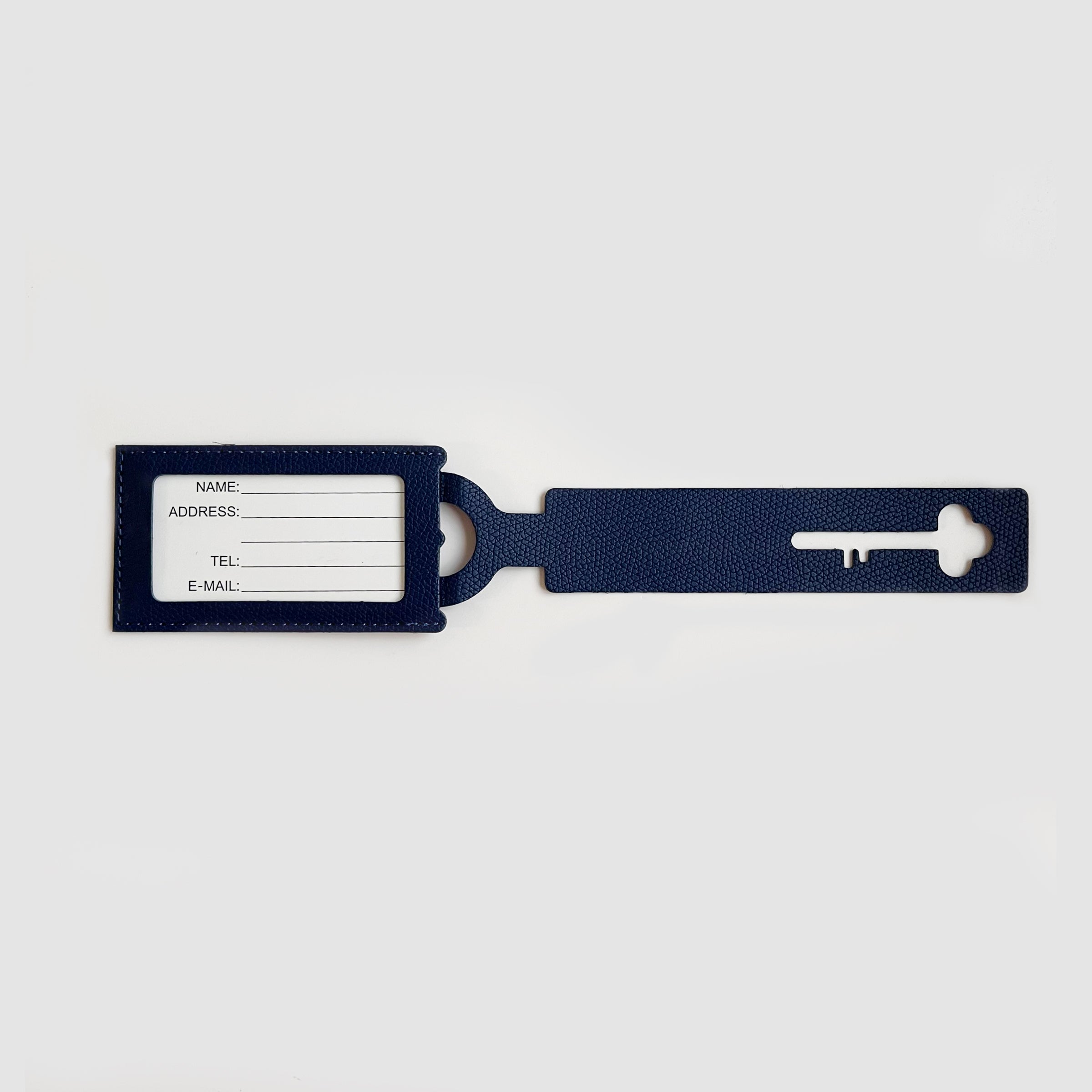 Check-in Luggage Tag | 企業禮品 防丟失一體式行李吊牌 簡約輕便PU托運掛牌