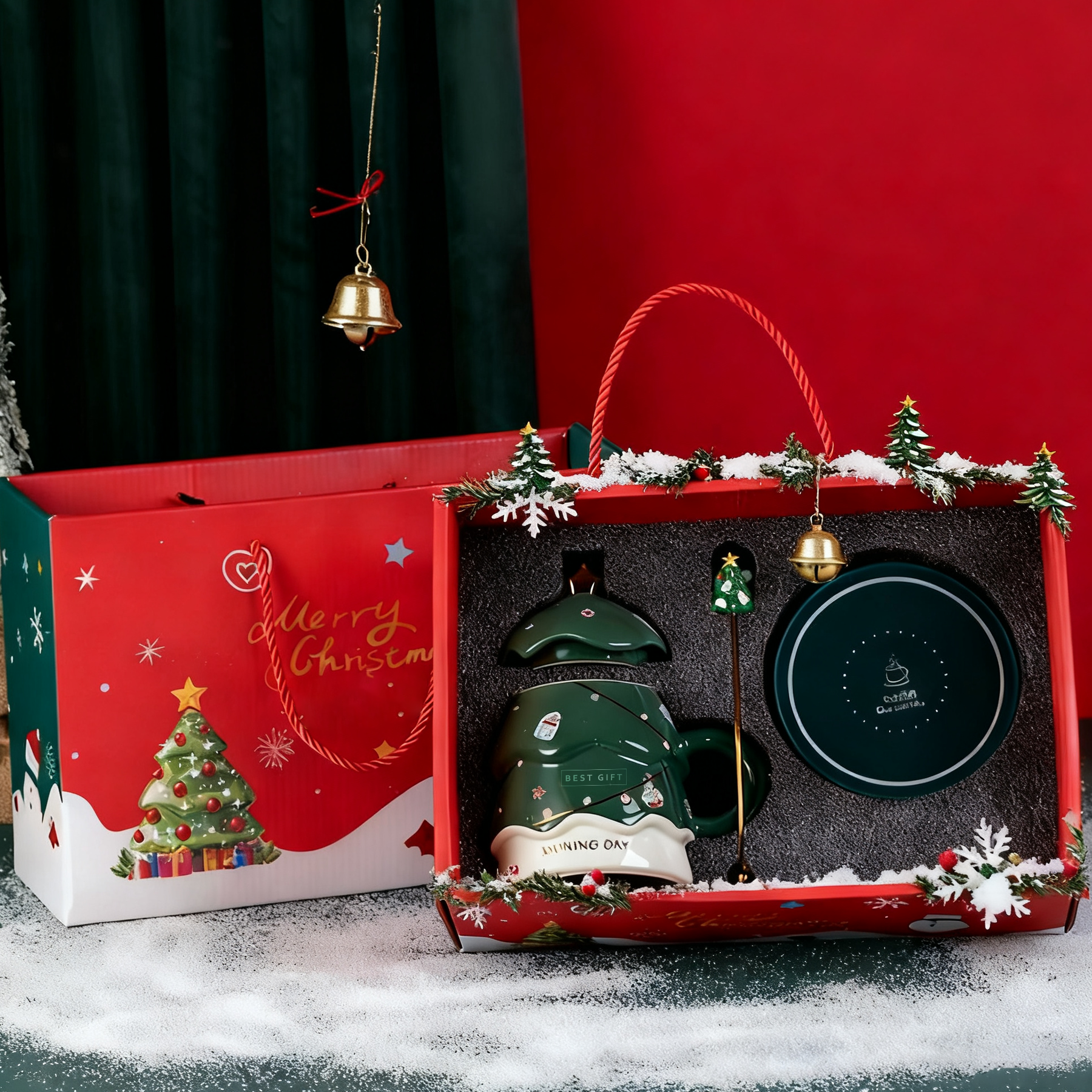 Customized Christmas Mug Gift Set | 訂製聖誕馬克杯禮盒 聖誕禮品套裝 交換禮物 送親朋好友 企業公司送員工伴手禮 BG30-60