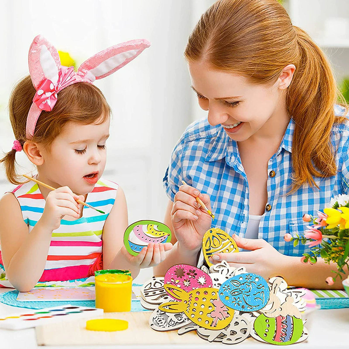 Easter 手工DIY 彩蛋 DIY 兔子 手工禮品（家庭作業）現場活動禮品 現場活動手工製作 BG23-223