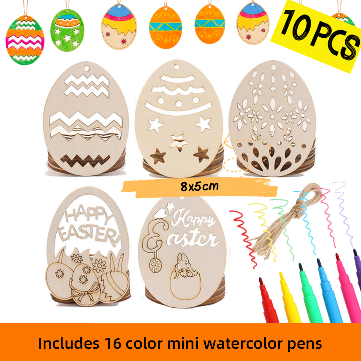 Easter 手工DIY 彩蛋 DIY 兔子 手工禮品（家庭作業）現場活動禮品 現場活動手工製作 BG23-223