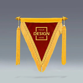 Personalized Bespoke Honor Flags | 流動紅旗三角榮譽旗幟錦旗 BG20-78