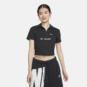 NIKE SPORTSWEAR ESSENTIAL 女子翻領上衣 品牌T-shirt 定做logo