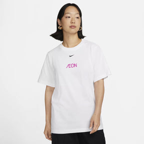 NIKE 百搭純棉白T-shirt 男女同款 簡約T 客製化logo custom logo