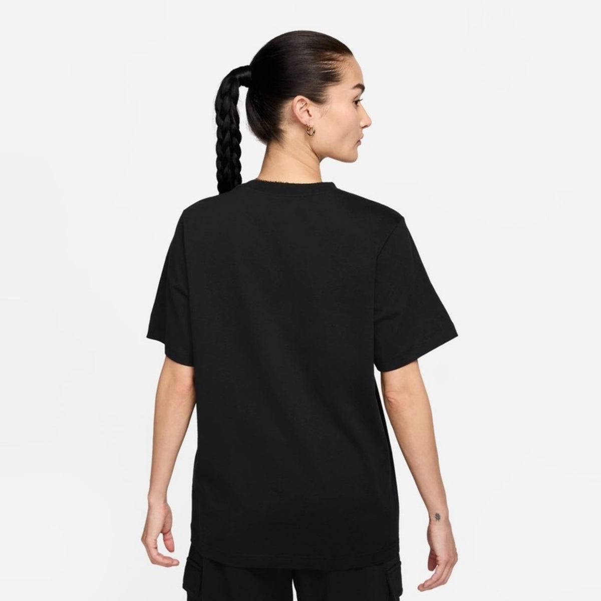 NIKE 百搭純棉白T-shirt 男女同款 簡約T 客製化logo custom logo