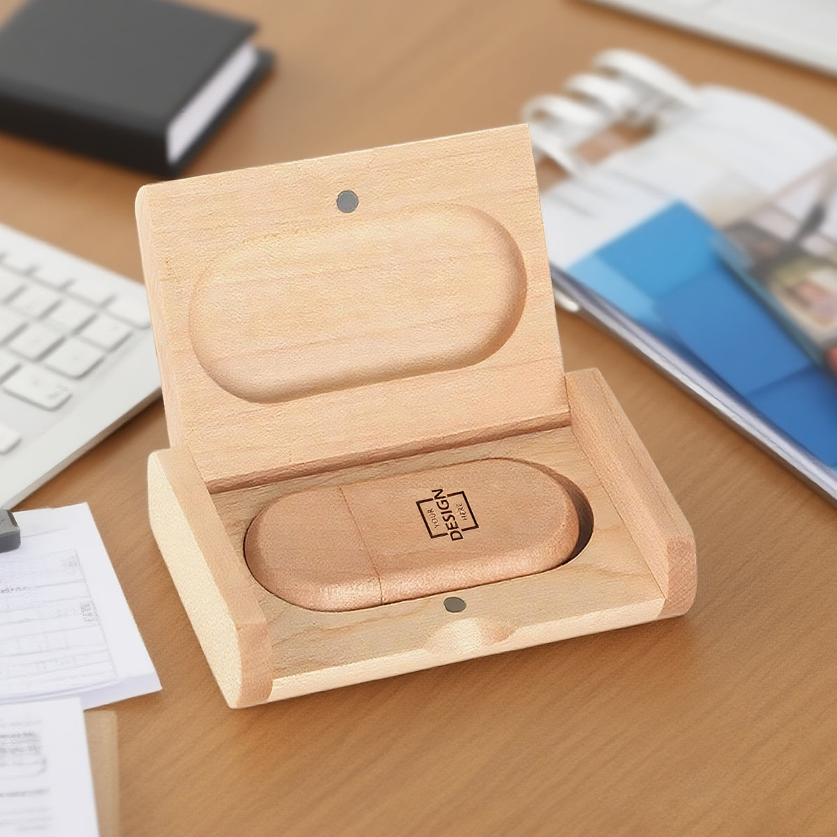 【定製】木製U盤訂製禮品企業紀念U盤刻字|Wooden USB