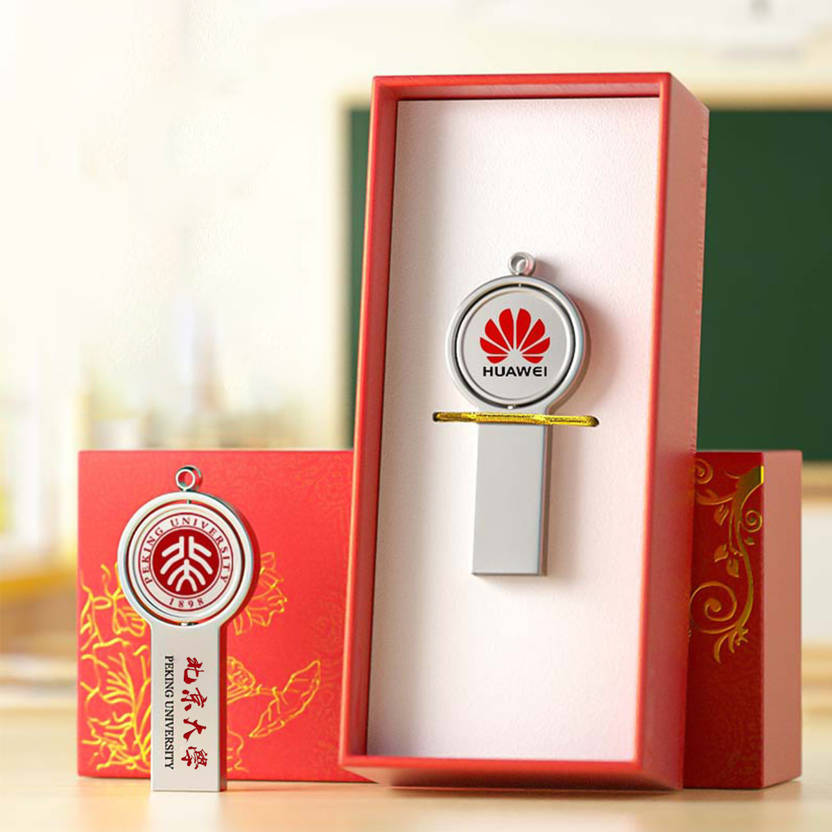 【定製】中國風U盤 定製禮品企業紀念 學校紀念 U盤刻字|Chinese Style USB