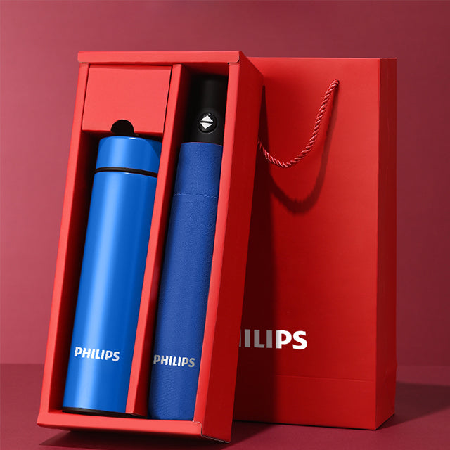 Umbrella thermos cup set, practical gift with customized logo|雨傘保溫杯套裝，實用禮品定制logoBG23-210