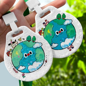 ESG 環保 | 種子卡 Eco Seed Badge Card 種子紙獎牌 定制logo（客製化禮品）學校禮品 公司禮品 (副本)