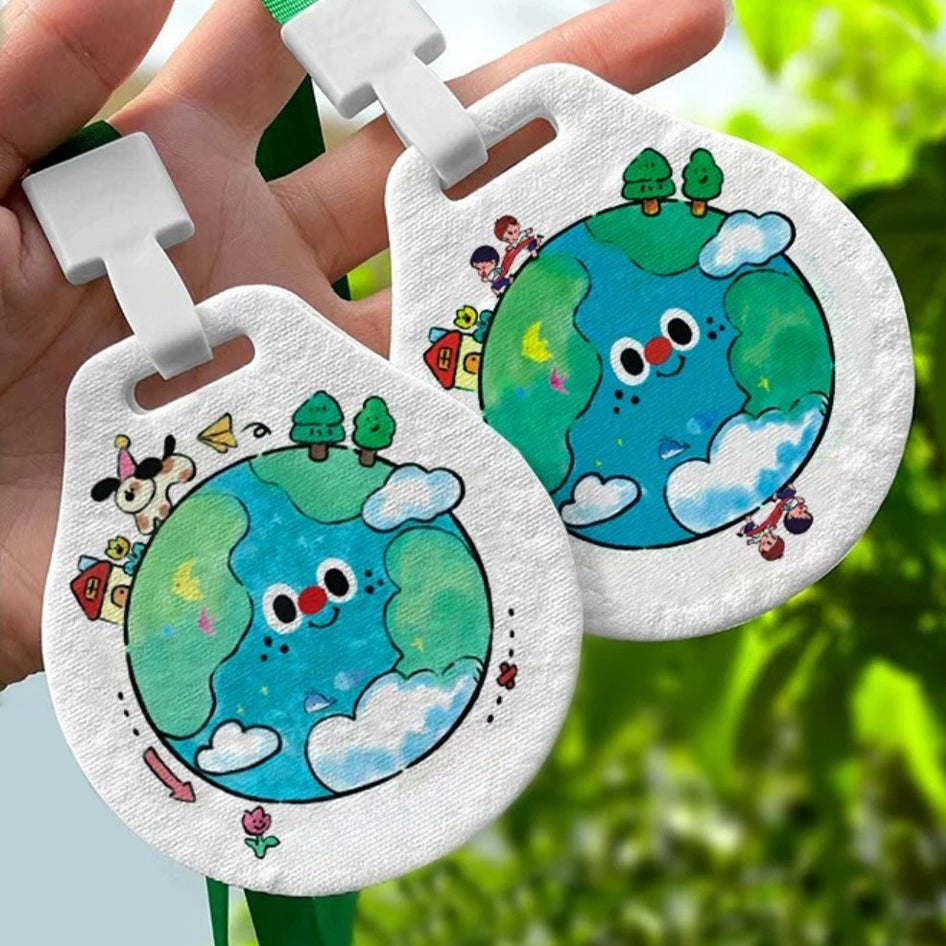ESG 環保 | 種子卡 Eco Seed Badge Card 種子紙獎牌 定制logo（客製化禮品）學校禮品 公司禮品 (副本)