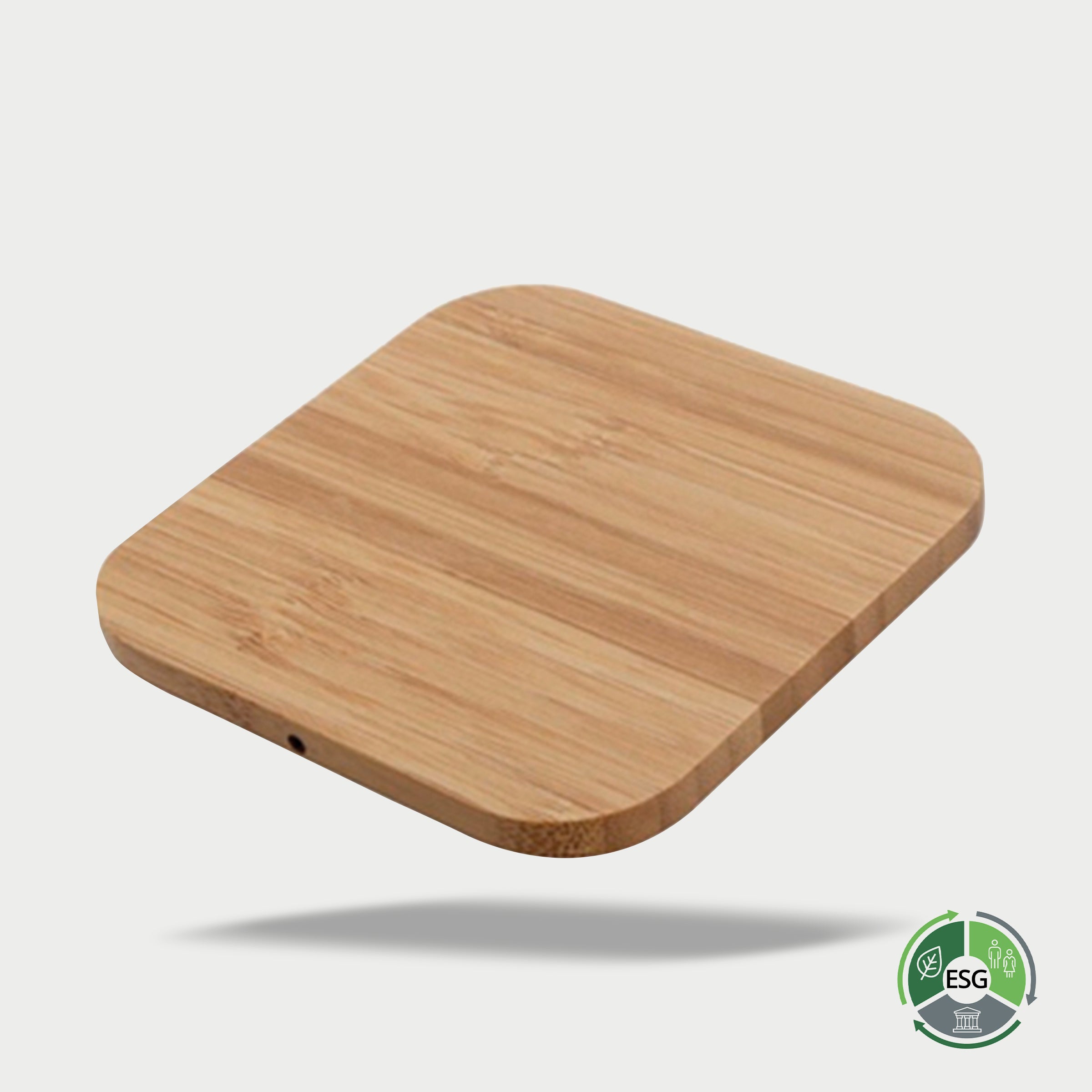 Bamboo wood fast charging wireless charger | 實木竹木創意木紋手機通用10W快充無線充電器BG17-22