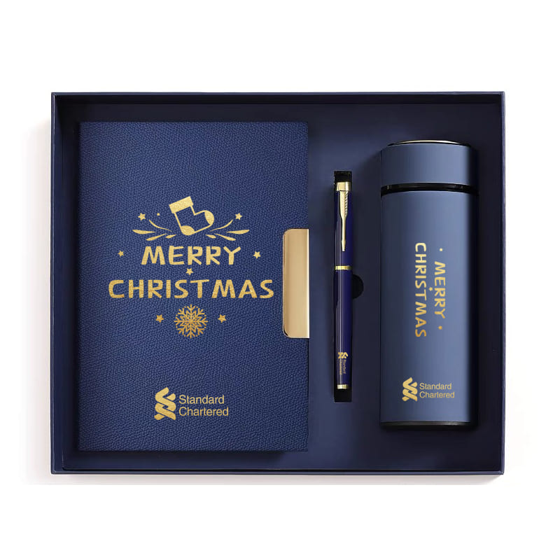 Christmas thermos cup notebook gift box customization | 聖誕節保溫杯筆記簿定製 BG30-23