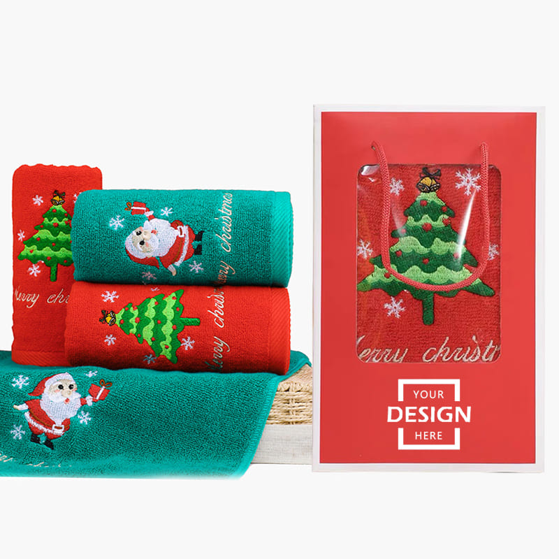 Christmas towel gift box customization | 定制聖誕節毛巾禮盒 BG30-27