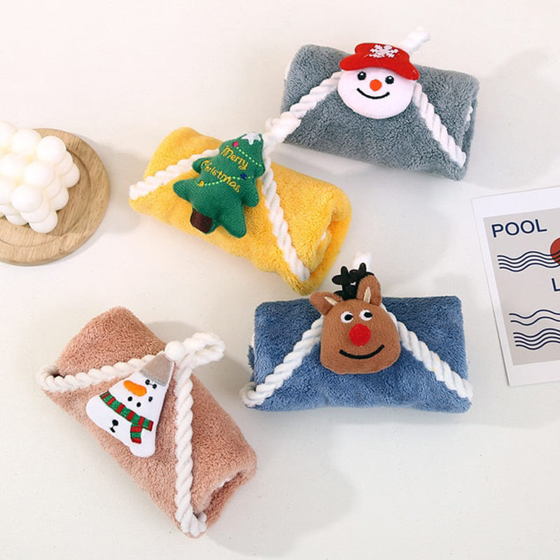 Customized Christmas doll towel gift box | 定制聖誕節公仔毛巾禮盒 BG30-28