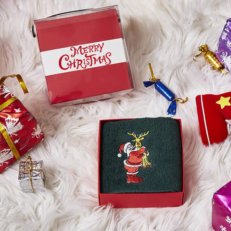 Christmas towel gift box customization corporate gifts | 定制聖誕節毛巾禮盒公司禮物 BG30-29