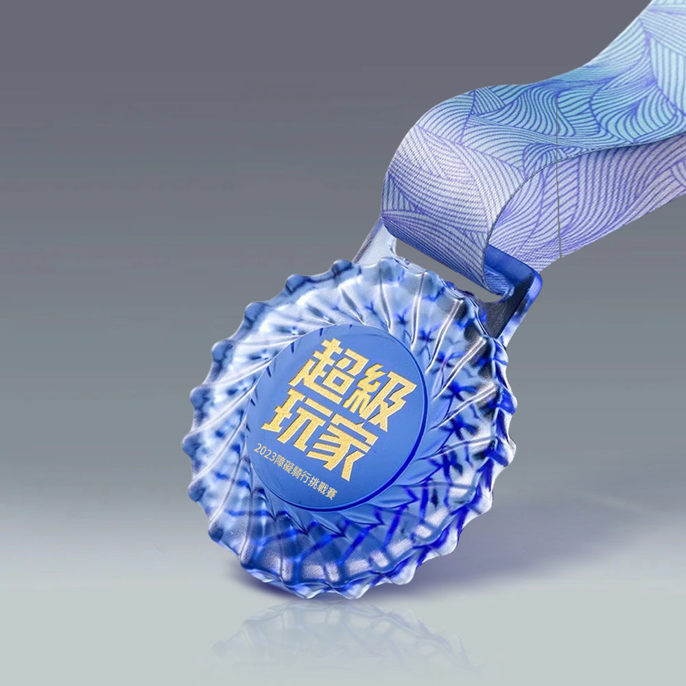 Colorful Glazed Medal Honor Badge | 炫彩圓形琉璃獎牌榮譽勳章 BG20-74