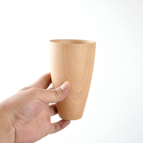 Customized Lacquer-free Nature Fir Wood Water Cup BG26-105