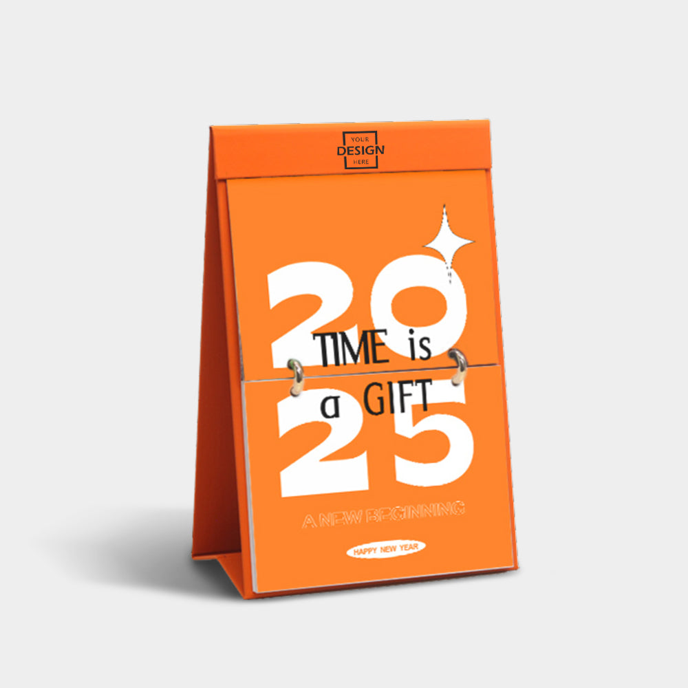 Double-sided Flip-up Desktop Calendar | 2025新年全定製雙面翻頁座檯月曆 BG22-84