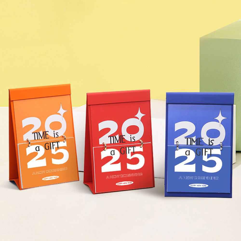 Double-sided Flip-up Desktop Calendar | 2025新年全定製雙面翻頁座檯月曆 BG22-84