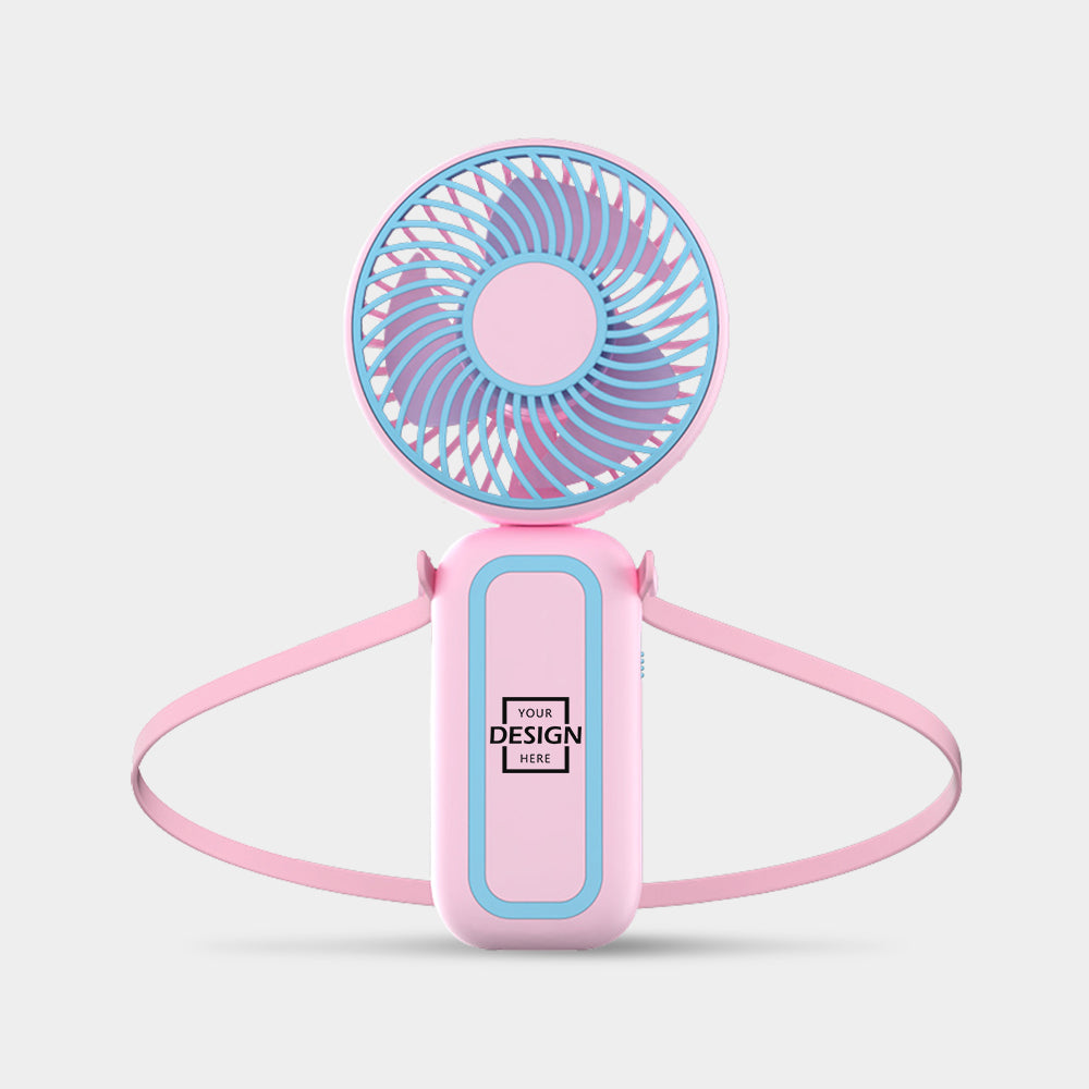 Customized Fashionable Color Block Neck Hanging Fan BG28-37