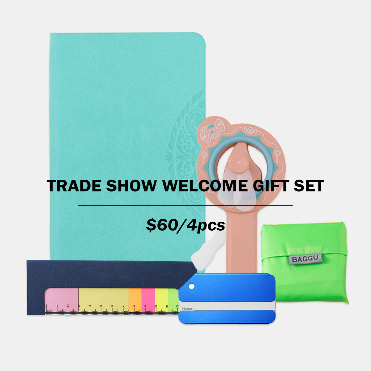 Trade Show Welcome Gift Set-C X 4PCS | 貿易展會歡迎禮盒4件套裝訂製