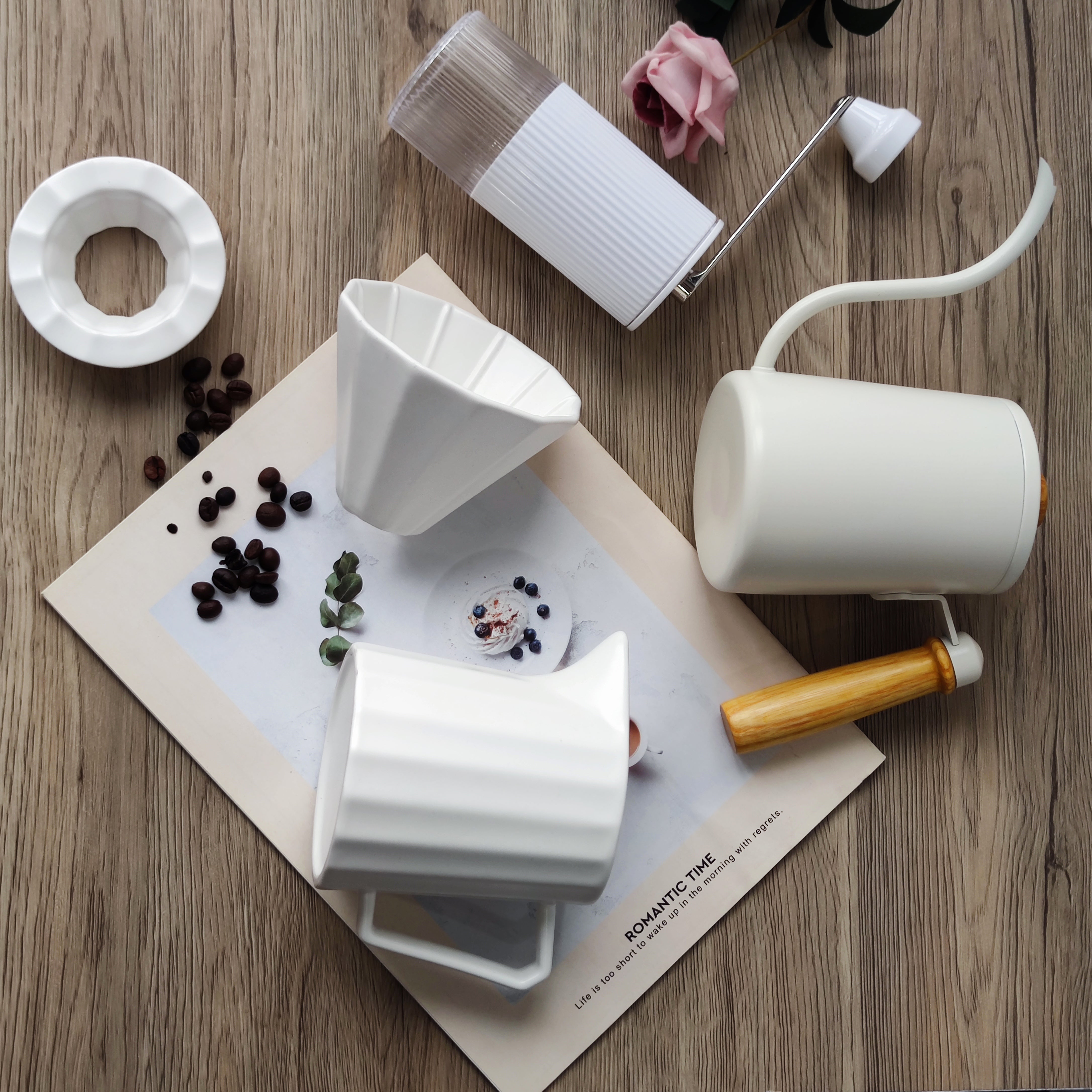 Coffee brewing kit