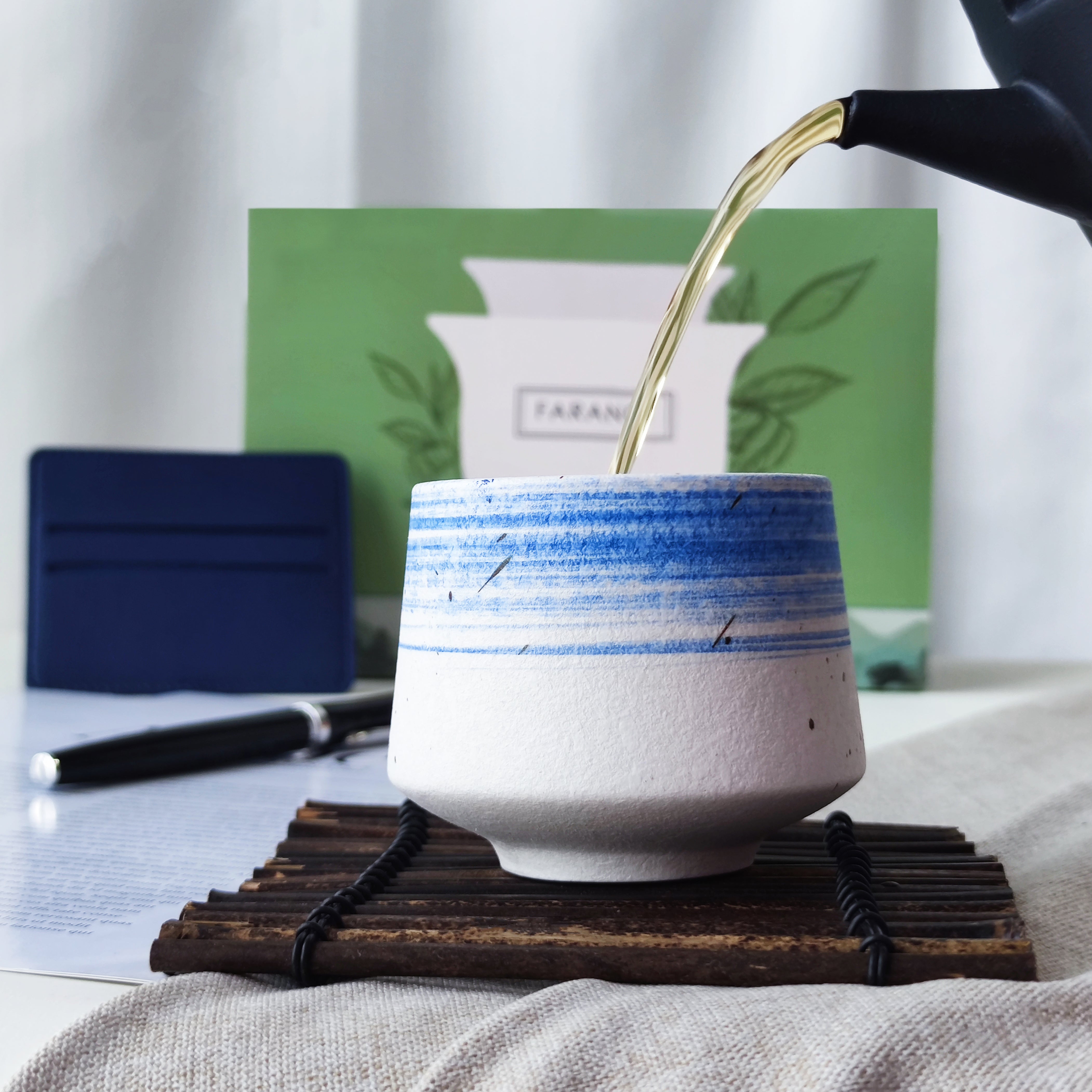 Elegant teacup set