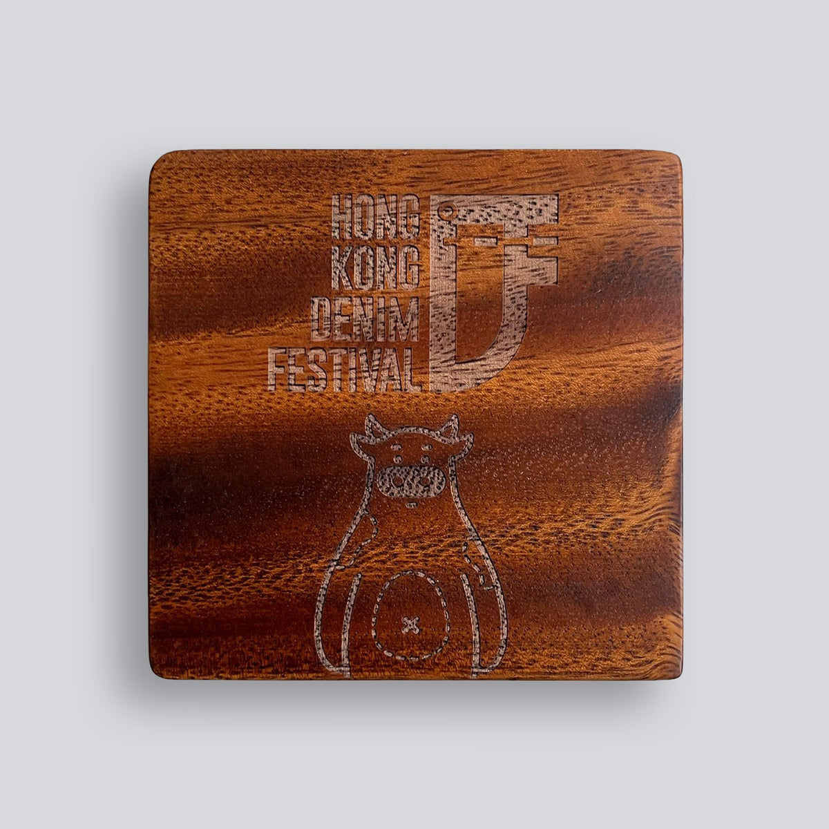 [Case Studies]Hong Kong Denim Festival | Wooden Coasters